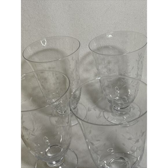 LENOX set of 4 double old fashioned glasses "Heather" with Original Box - Picture 4 of 9